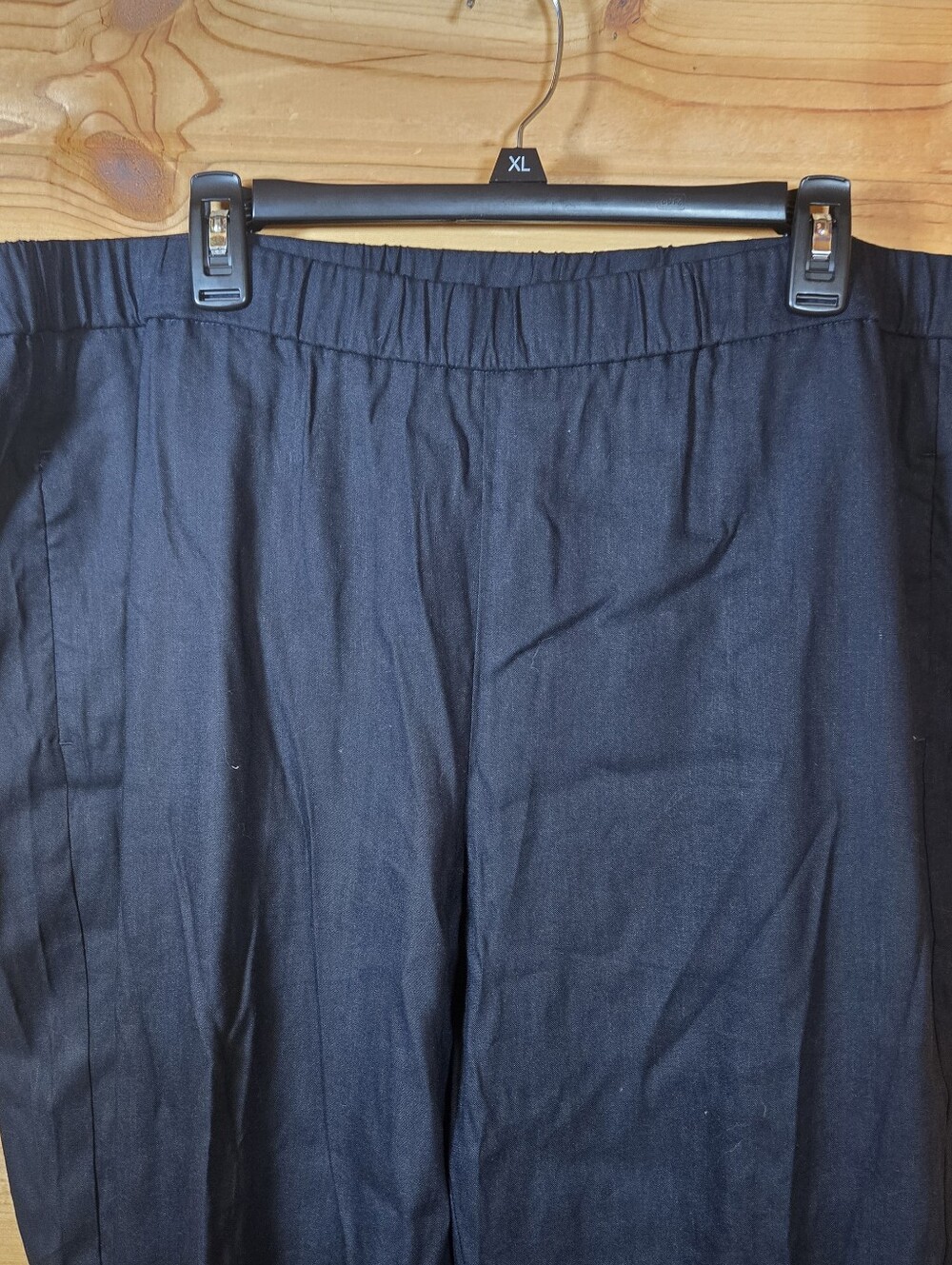 NWT J. Jill Linen Stretch Pants XLT XL Tall Navy Blue Pull On Coastal Beach